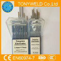 high quality welding tip wl15 2.4*175 tungsten rod golden